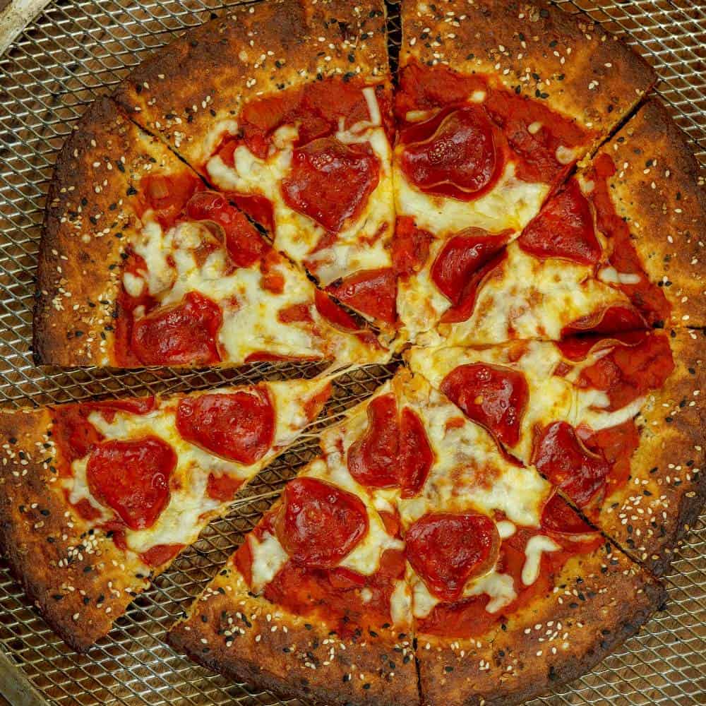 Everything Bagel Pepperoni Pizza