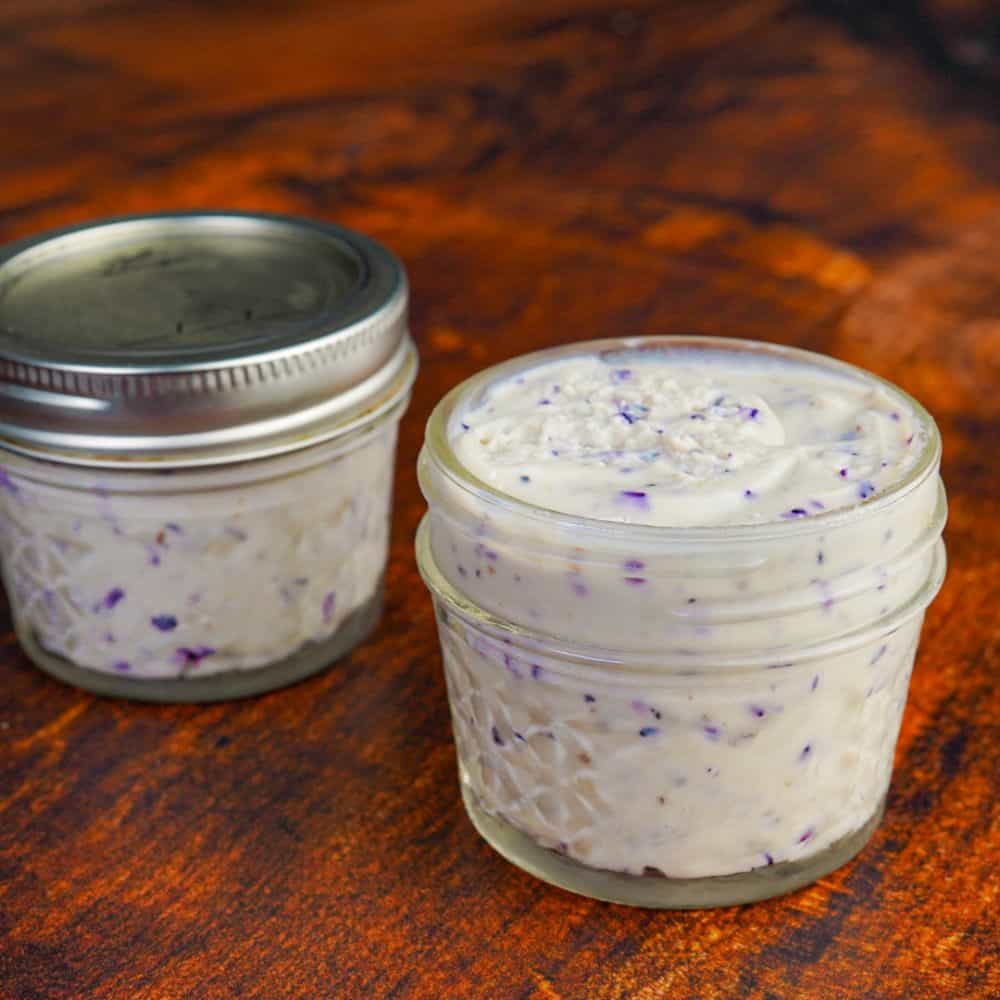 Blueberry Cheesecake Protein Frosting